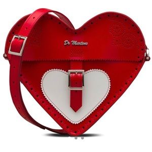 Dr. Martens Red Heart Shaped Purse
